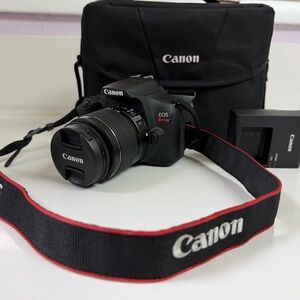 Canon EOS Rebel T7 DSLR Camera with Lens - Black